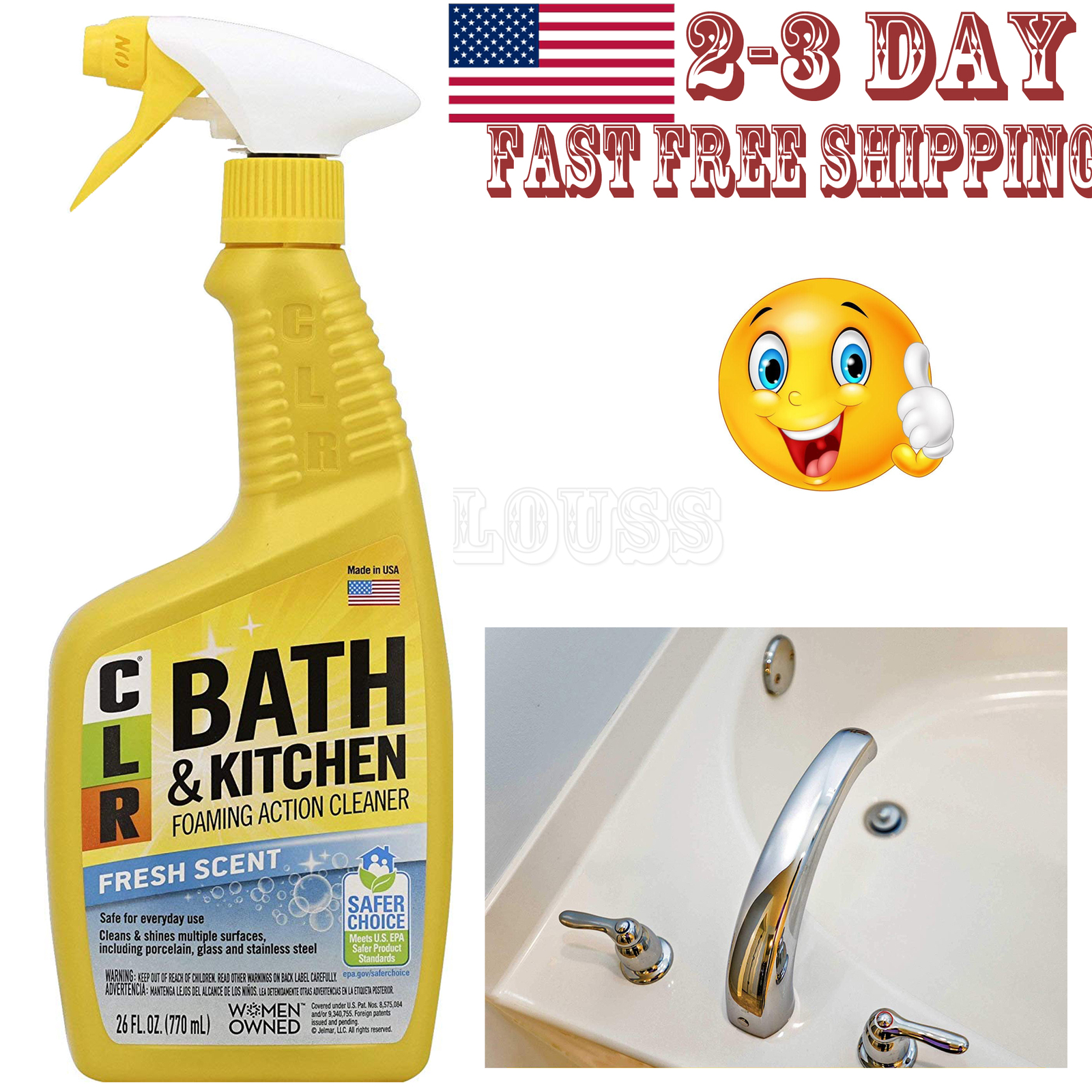 Clr Bath Kitchen Cleaner Removes Calcium Tiendamia Com