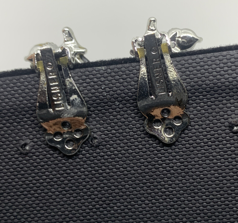 Vintage LISNER SIGNED BLACK TREE LEAF THERMOSET P… - image 2