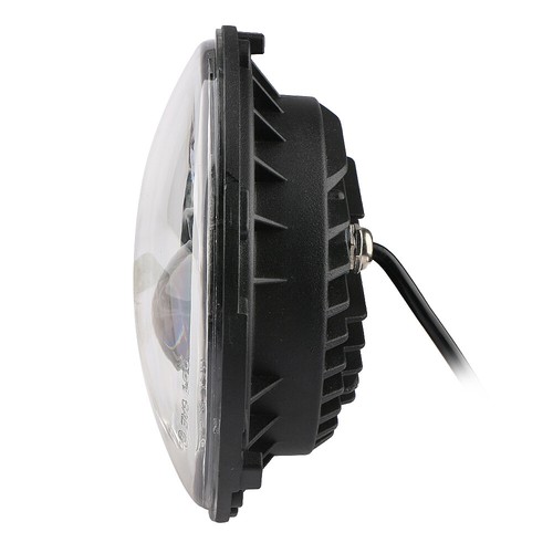 5.75 5-3/4" LED Headlight Motorcycle Headlamp Halo Angle For Harley Dyna Softail - Picture 5 of 5