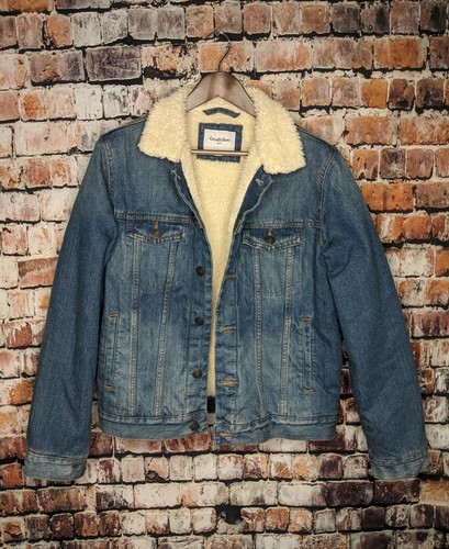 Classic Mens Trucker Jacket Denim Jean 