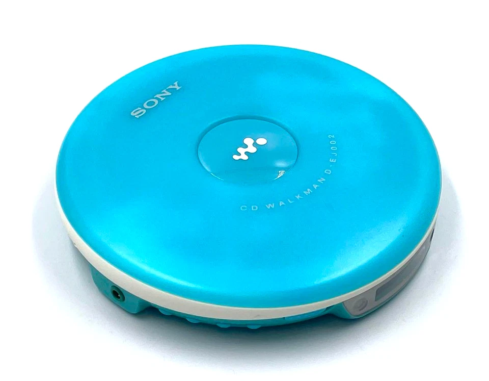 Sony D-EJ002 Walkman blau tragbarer CD Player Discman getestet funktioniert Japan gebraucht