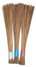 25in COCONUT DRIED LEAF BROOMSTICKS,iratu palm Fiber cleaning tool 200 Sticks
