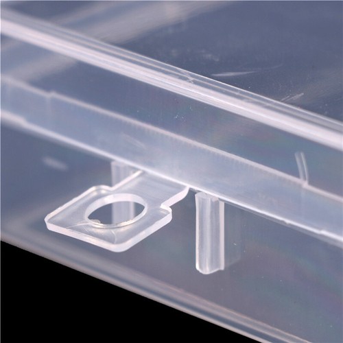 Plastic Clear Parts Storage Box Jewelry Craft Container Organizer Case Y Hc - Picture 6 of 8