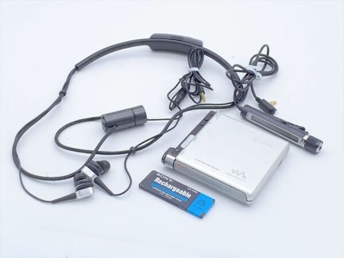 SONY MZ-RH1 Walkman Hi-MD MiniDisc Recorder Player Tested From Japan
