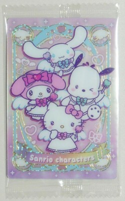 SANRIO CHARACTERS Trading Card W#7 No.28 Sanrio Characters (A) SEC BANDAI Japan
