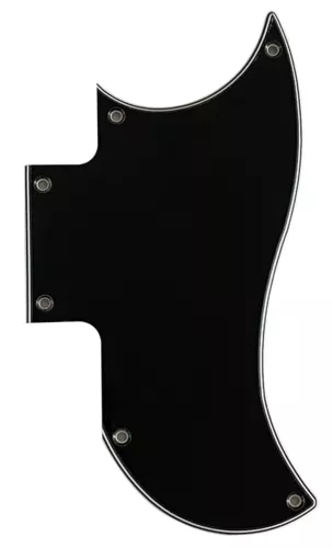 New 4 Ply Guitar Pickguard Fits Gibson SG Special 2018 OD Mini Humbuckers,Black