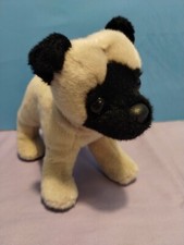 Douglas 2018 Plush Pug Stuffed Animal Toy Dog 8  Beige Black