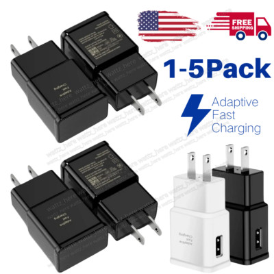 For Samsung Galaxy S10 S10e S10+ S20 Wall Charger Block Fast Travel Adapter LOT