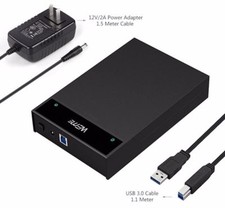 New Black WEme USB 3.0 to SATA 6G External Hard Drive Docking Station UASP SSD