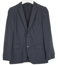 Hugo Boss Amaro/Heise Blazer Herren US 36 Einreihig Wolle Seide Nadelstreifen