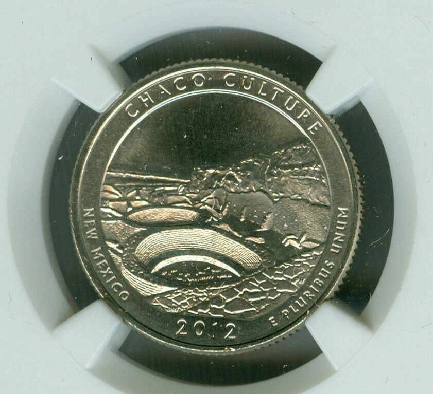 2012 S CHACO CULTURE PARKS QUARTER NGC MS67 FR 2nd FINEST REGISTRY * - Image 2 of 4