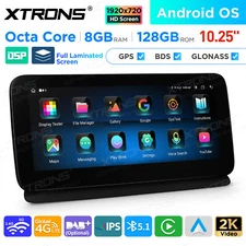 10.25" Android 14 128G Car Play GPS Stereo Radio For Mercedes-Benz CLS W218 C218