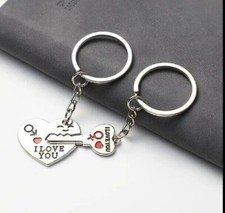 Couples Keychain Personalized Couple Keychain, Red Truck God Knew That My Heart Needed Couples Keychains For Him And Her