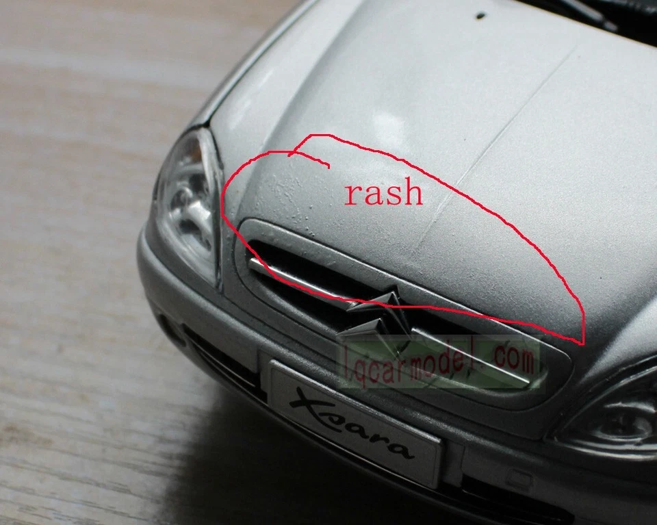 1/18 Citroen Xsara Color Plata Diecast Modelo Antiguo Foto 2 de 4