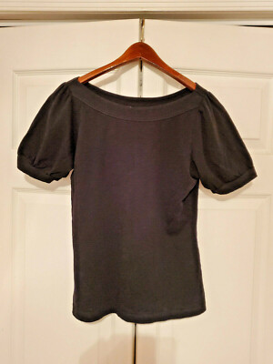 T-shirt Ann Taylor LOFT - Taille Small - Imprimé Floral Rose - Coton - Occasion Très Bon état