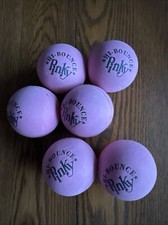 6 Pink Hi Bouncy Ball Rubber Balls for Kids. New