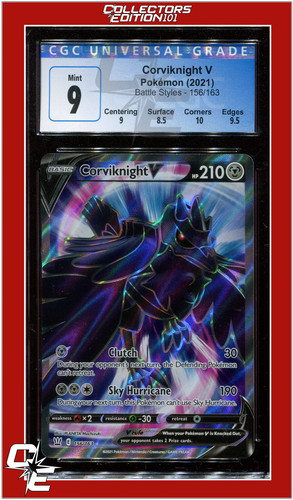 Corviknight V graded CGC 9 for sale on eBay