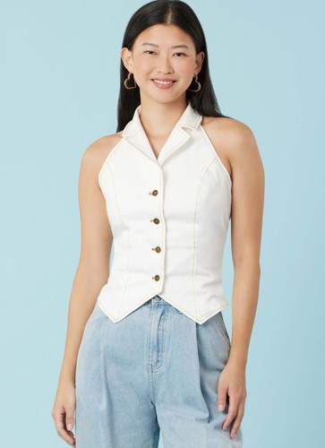 Simplicity SCHNITTMUSTER S3067 Misses Weste-Stil Tops 6-14 oder 16-24 - Bild 2 von 8