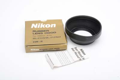 Nikon HR-2 rubber lens hood for 50mm or 58mm Noct in box