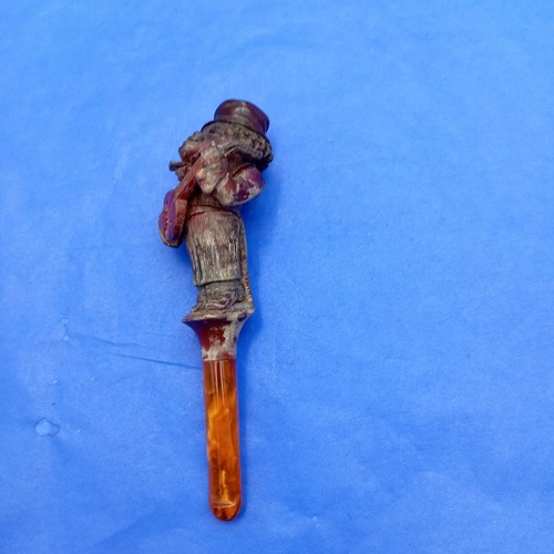 Rare Meerschaum Pipe Carved Banjo Player in Original Case - Picture 3 of 7