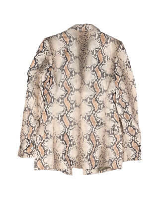 レディース　ロベルトカヴァリ　ジャケット サイズ40 パイソン柄 レディース ロベルトカヴァリ ジャケット サイズ40 パイソン柄 Ladies