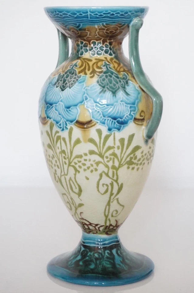 Fine Antique Minton Vase - Tube-lined Stylised Art Nouveau Design - c.1903 - Image 2 of 4