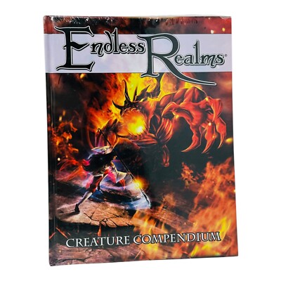 Endless Realms Creature Compendium RPG Core Rulebook Hardcover Fantasy Game Book