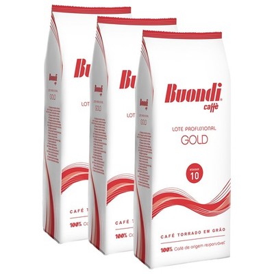 NESTLÉ BUONDI Caffè Gold Ganze Kaffeebohnen (3 x 1 kg)