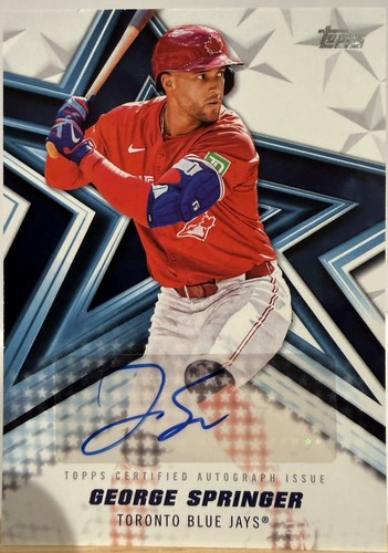 2026 Topps Heritage #276 - George Springer Sends Blue Jays To The