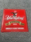 Vintage 1996 Yuengling Dark Porter Beer Sign 16”x16” Red Metal Tin Bar/Pub Sign