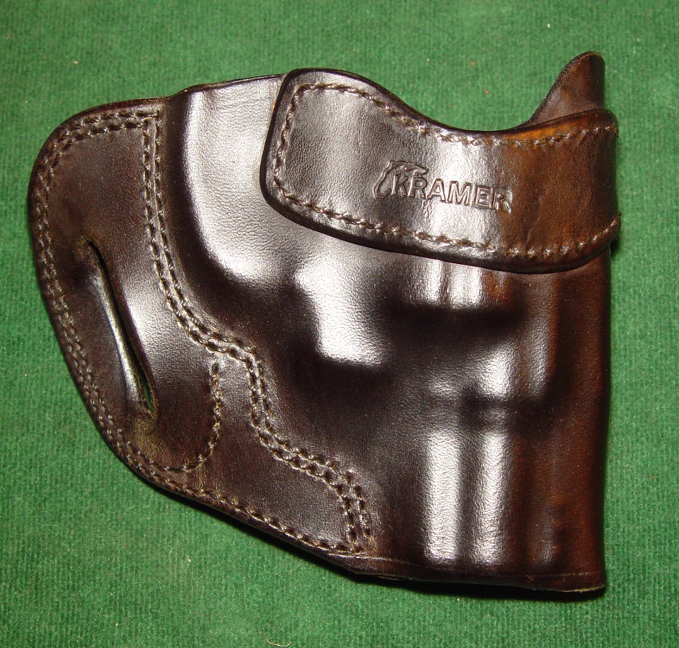 New KRAMER Horsehide Vertical Scabbard Gun Holster for Colt Cobra - Image 2 of 4