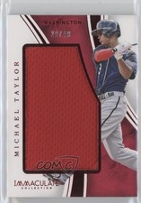 2016 Panini Immaculate Immaculate Standard Red 29/49 Michael Taylor #ISD-MT m1p