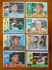 1960 Topps Baseball Lot of 24 cards
