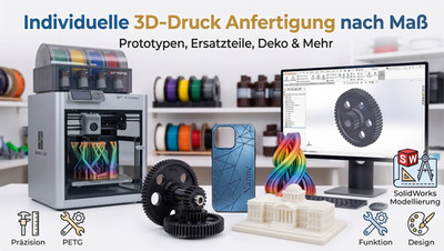 3D DRUCK SERVICE - individuelle TEILE nach WUNSCH - SONDERANFERTIGUNG nach Maß !