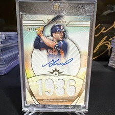 Topps 2024 Luminaries Hit Kings Autographed Relic Jose Altuve /15 Astros