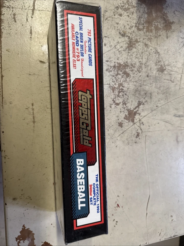 1992 Topps Factory Set Auto Brien Taylor #793 Gold (AU, RC) - Image 4 of 4