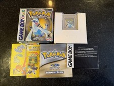 Pokemon Silver Game Boy Color, 2000 1st production run CIB; battery saves
