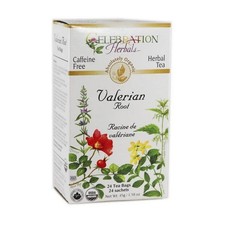 Thé De Racine De Valériane Bio 24 Sachets Par Celebration Herbals