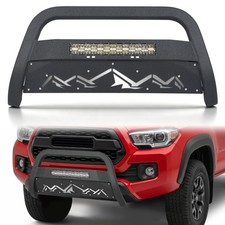 Textured Grille Guard Bull Bar Push Bumper For 2016-2023 Toyota Tacoma 3rd Gen Textured Grille Guard Bull Bar Push Bumper For 2016-2023 Toyota Tacoma 3rd Gen