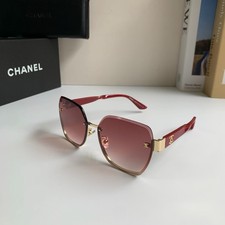 CHANEL Pink Plastic Frame Sunglasses for Women for sale | eBay