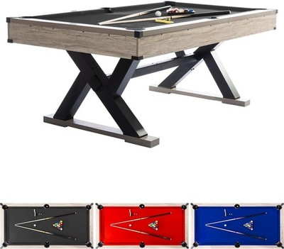 7FT Billiard Table Professional 84'' Pool Table Set Heavy-Duty Metal Legs Table 