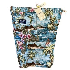 New TOMMY BAHAMA Mens L Baja Hula High Seas Hawaiian Board Shorts Trunks 89.50