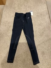 Equitheme age 8 child&rsquo;s jodhpurs Navy BNWT