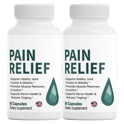 (2 Pack)Pain Relief Pills, Joint & Nerve Pain Relief Formula For Healthy Joints
