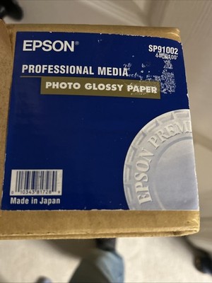Epson SP91002 Professional Media 44'' x 100' Photo Glossy Paper White