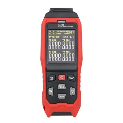4Channel Thermometer with USB Data Export and High Accuracy Measurements
