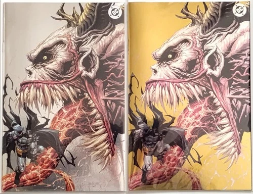 ABSOLUTE BATMAN #15 & #18 Kirkham SILVER & GOLD Virgin Variant FOIL Covers