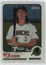 2022 Topps Heritage High Number Chrome 14/999 Cole Tucker #673 09br