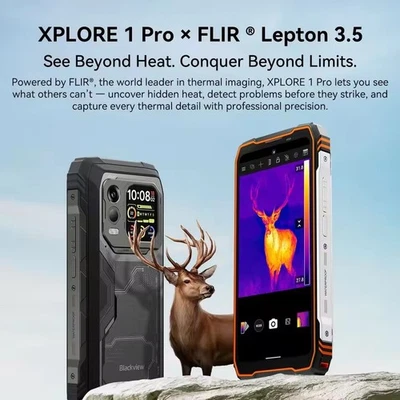Blackview XPLORE 1 Pro Rugged Phone Thermal Imaging 6.78'' 2.4K Display 20000mAh