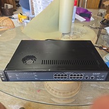 POE Power Over Ethernet Switch 16+2 Gigabit P...